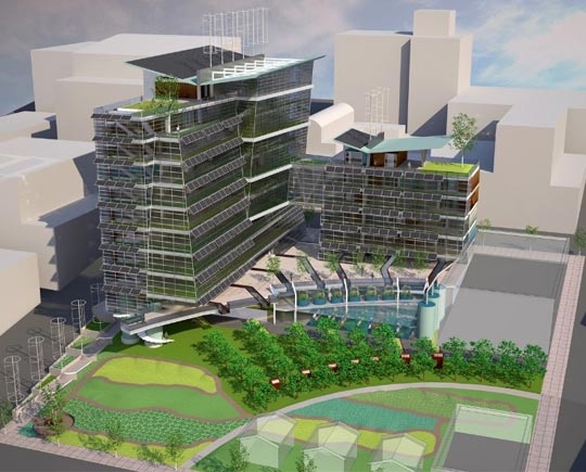 多层钢结构超市设计