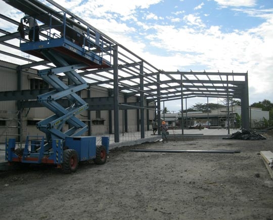 Large span steel structure warehouse design