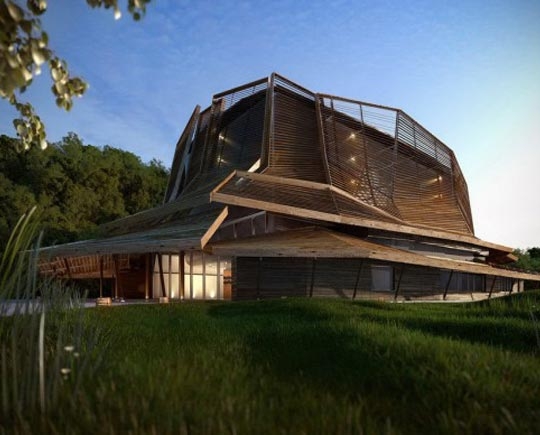 Prefabricated steel housing