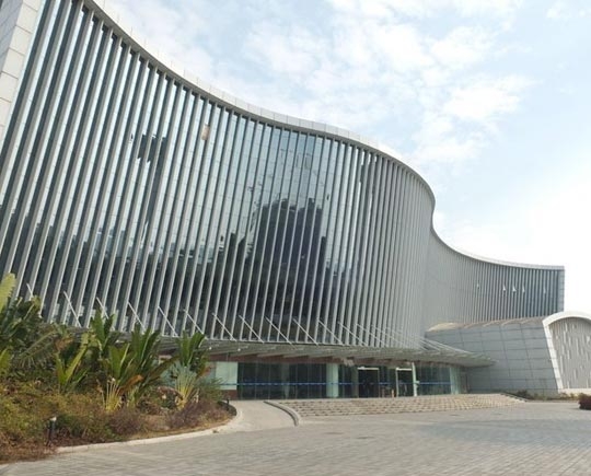 Prefabricated steel cinema